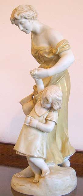 fig 1. Large Austrian Figure of Mother and Child