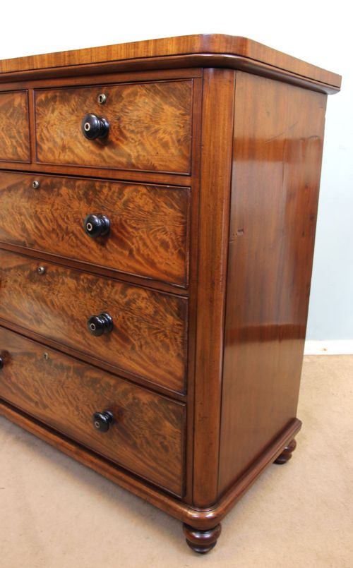 fig 1. Victorian Mahogany Chest of Drawers