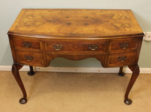 Antique Walnut Side / Writing / Dressing Table