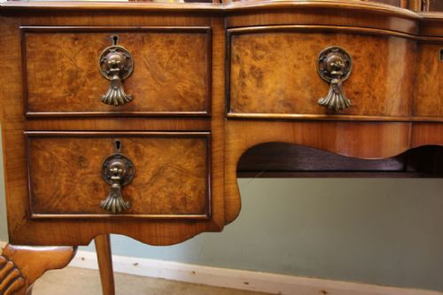 fig 1. Lovely Burr Walnut Dressing Table