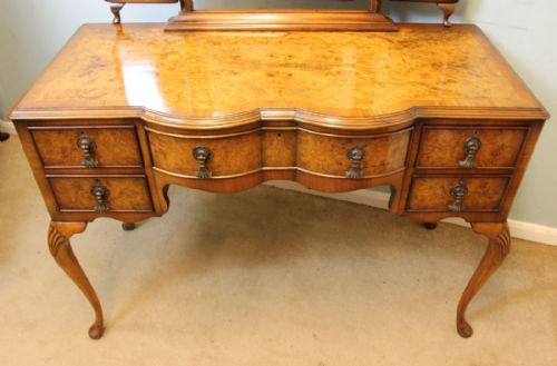 fig 2. Lovely Burr Walnut Dressing Table