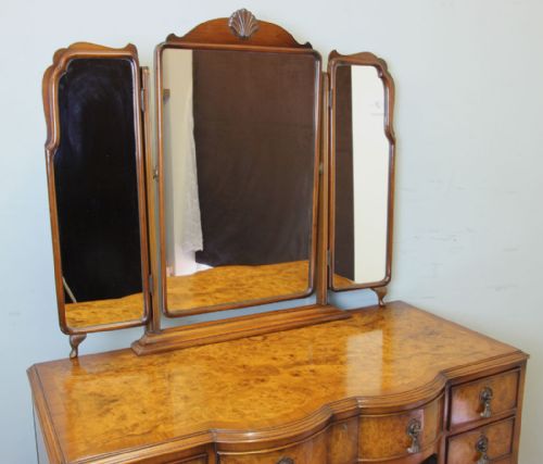 fig 3. Lovely Burr Walnut Dressing Table