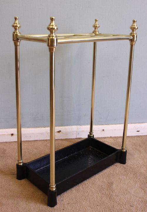 fig 1. Quality Antique Brass Stick Stand Umbrella Stand