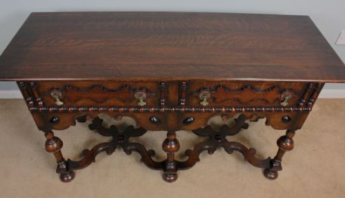 fig 2. Antique Oak Side Table