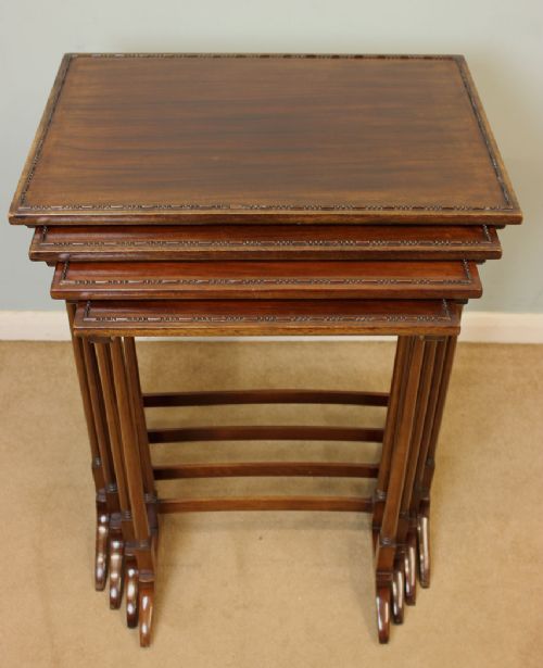 Antique Nest of Mahogany Tables