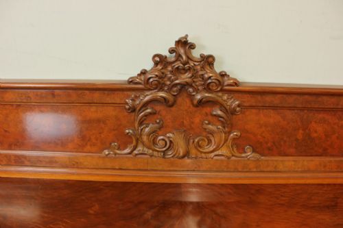 fig 2. Quality Antique Burr Walnut sideboard Display Cabinet