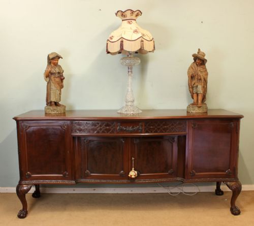 Quality Large Mahogany Sideboard Server