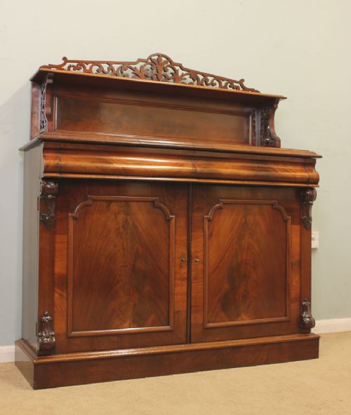 Antique Victorian Mahogany Chiffonier Sideboard