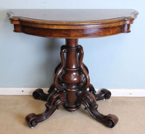 Quality Victorian Mahogany Card Table