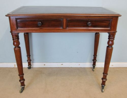Victorian Mahogany Writing Desk / Side Table