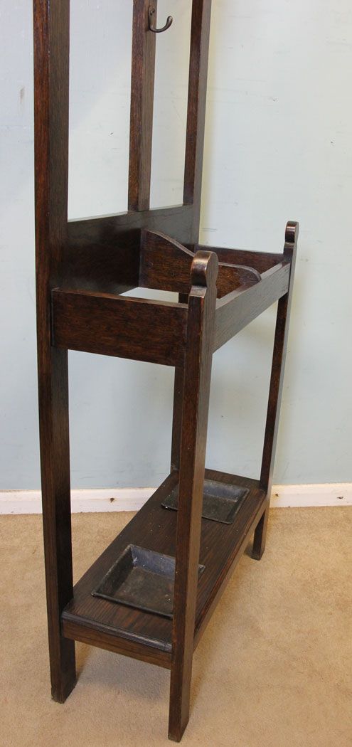 fig 3. Antique Oak Hall Stand