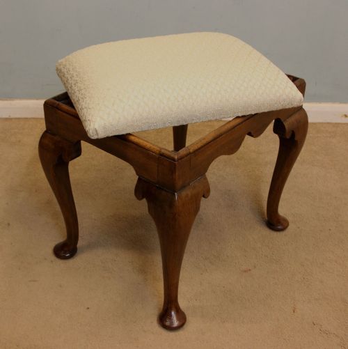 fig 1. Mahogany Dressing Table Stool