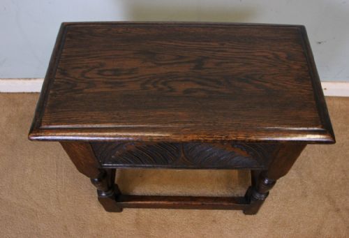 fig 1. Antique Oak Stool