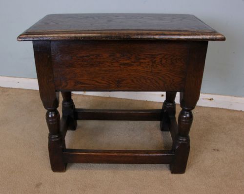 fig 2. Antique Oak Stool