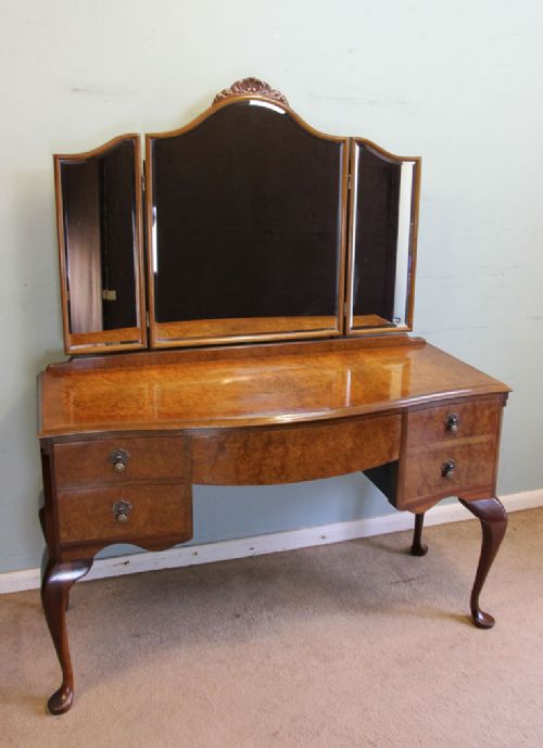 Burr Walnut Dressing Table