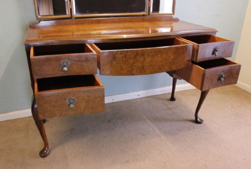 fig 1. Burr Walnut Dressing Table