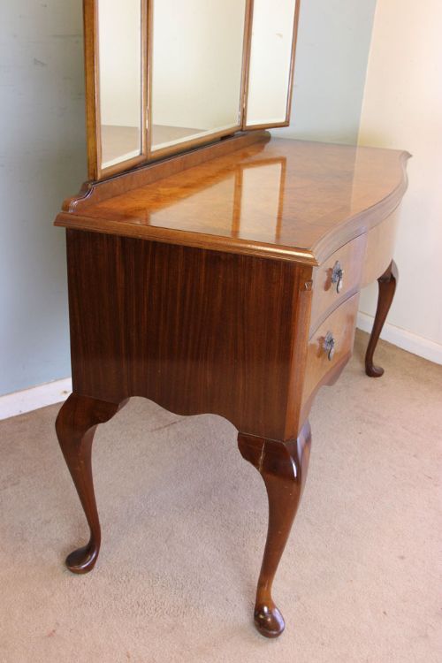 fig 2. Burr Walnut Dressing Table