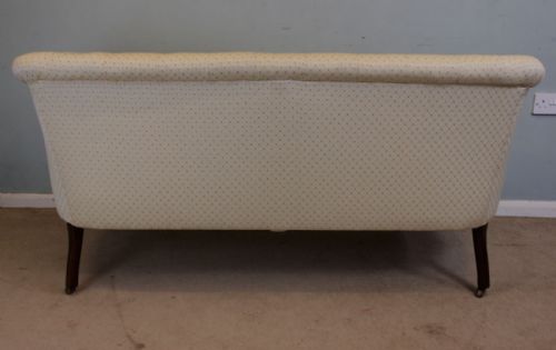 fig 2. Antique Edwardian Button Back Two Seater Sofa