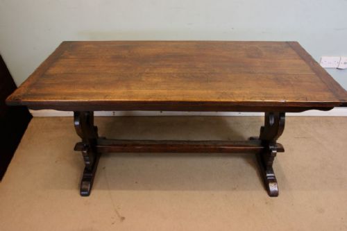Antique Oak Refectory Dining Table