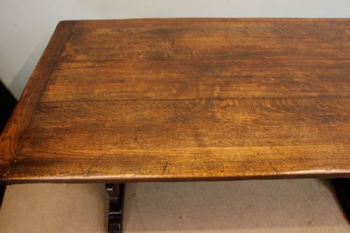 fig 1. Antique Oak Refectory Dining Table