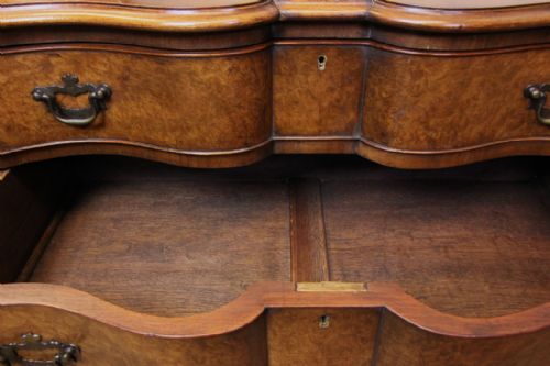 fig 2. Antique Burr Walnut Chest of Drawers