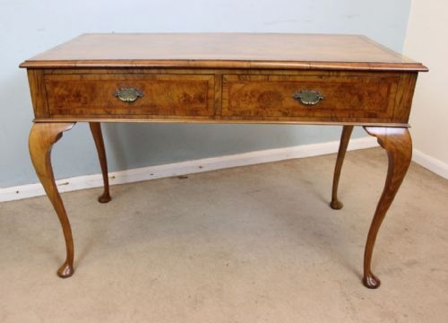 Antique Figured Walnut Side Table