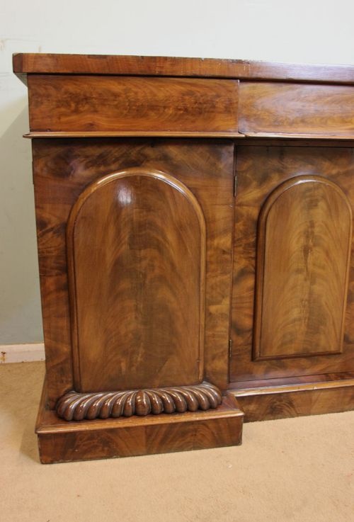 fig 1. Antique Victorian Mahogany Chiffonier Sideboard Base