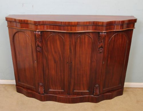 Antique Victorian Mahogany Chiffonier Sideboard Base