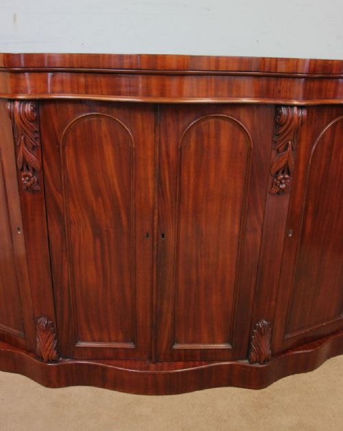 fig 2. Antique Victorian Mahogany Chiffonier Sideboard Base