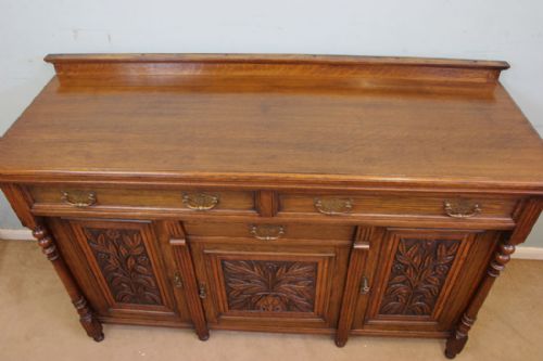 fig 1. Antique Oak Chiffonier Sideboard Dresser Base