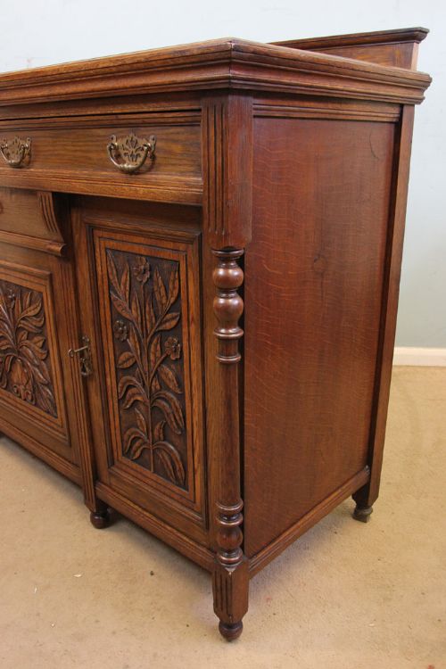 fig 2. Antique Oak Chiffonier Sideboard Dresser Base