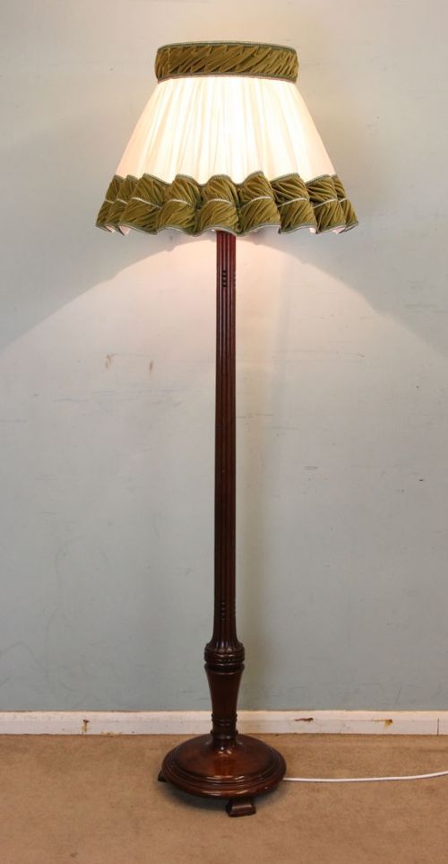 Mahogany Standard Lamp