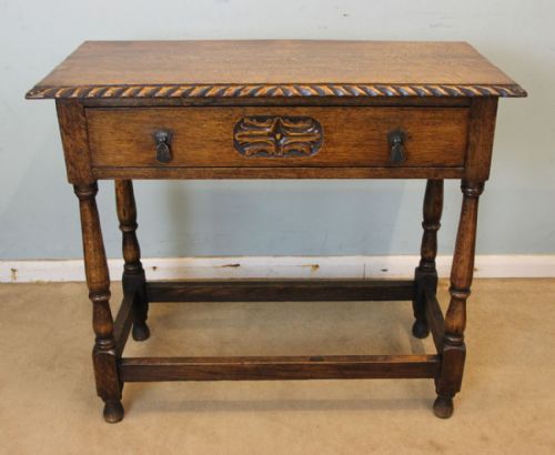 Oak Hall Side Table