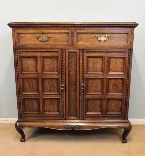 Antique Oak Sideboard Dresser Base