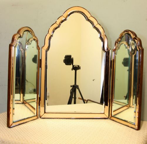 Antique Art Deco Dressing Table Mirror