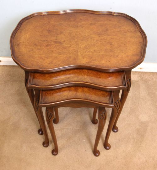 Nest Three Walnut Tables