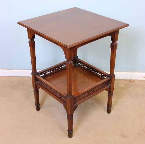 Antique Victorian Walnut Occasional Table