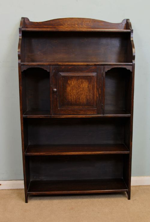 Oak Open Bookcase Shelves