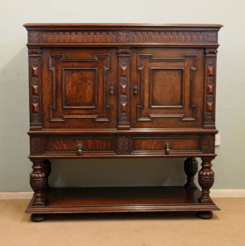 Quality Oak Walnut Sideboard