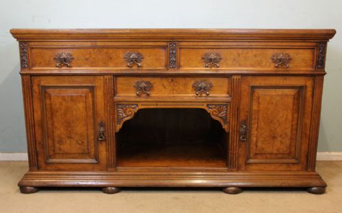 Quality Antique Victorian Pollard Oak Sideboard Base.