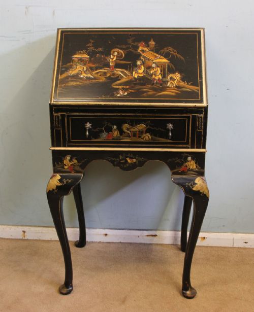 Antique Chinoiserie Writing Bureau