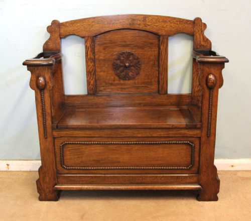 Oak Hall Bench Umbrella Stick Stand