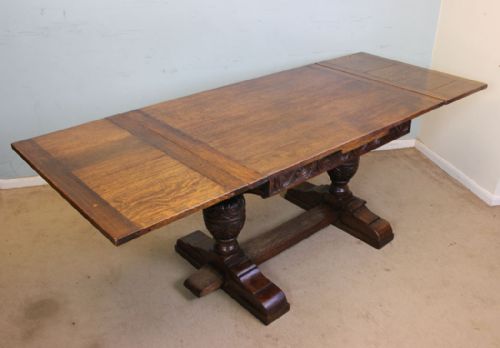 Draw Leaf Refectory Farmhouse Kitchen Dining Table