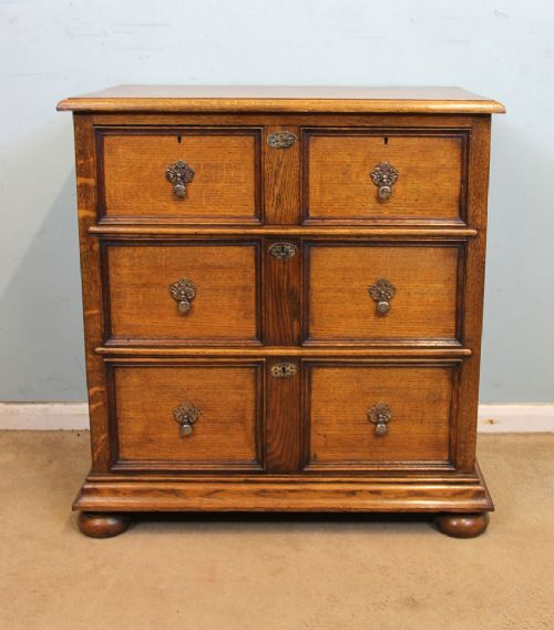 Antique Oak Small Chest of Drawers
