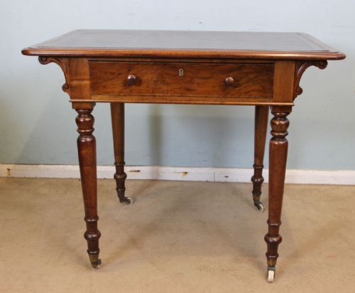 Antique Victorian Walnut  Writing Table