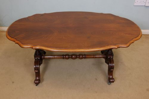 Antique Victorian Mahogany Coffee Table,