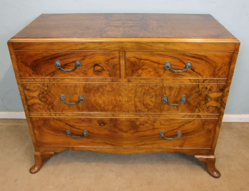 Figured Walnut Chest of Drawers