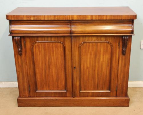 Antique Victorian Mahogany Chiffonier Sideboard Base