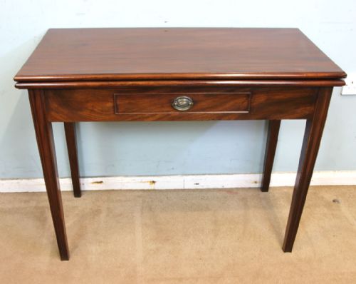 Antique Georgian Mahogany Side Table Tea Table