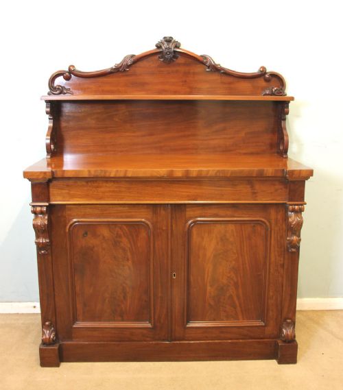 Antique Victorian Mahogany Chiffonier Sideboard